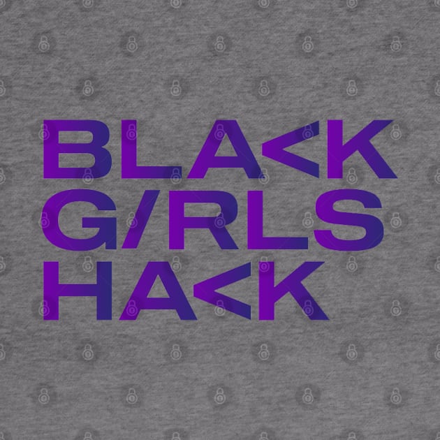 BGH Text Logo Floating by BlackGirlsHack